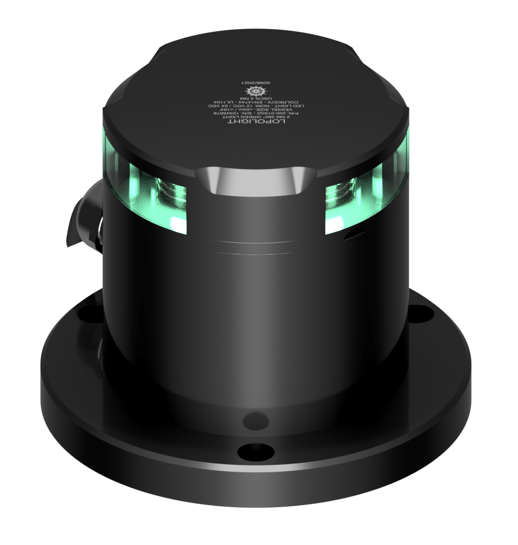 2nm 360° Green, black anodized 2nm 360° Green, black anodized